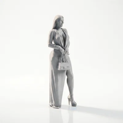Mô hình tượng người phụ nữ thanh lịch - File in 3D (STL)