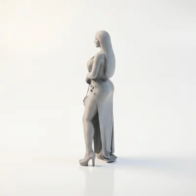 Mô hình tượng người phụ nữ thanh lịch - File in 3D (STL)