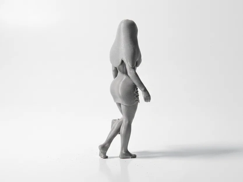 Mô hình tượng cô gái thời trang thanh lịch in 3D - Image 3