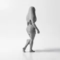 Mô hình tượng cô gái thời trang thanh lịch in 3D - Thumbnail 3