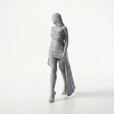Mô hình tượng người phụ nữ thanh lịch - Tệp STL in 3D