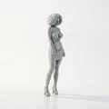 Mô hình Figurine Quý cô thanh lịch - File 3D in ấn chất lượng cao - Thumbnail 2