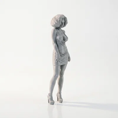 Mô hình Figurine Quý cô thanh lịch - File 3D in ấn chất lượng cao