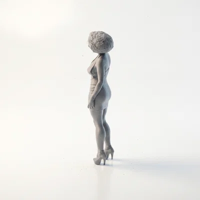 Mô hình Figurine Quý cô thanh lịch - File 3D in ấn chất lượng cao