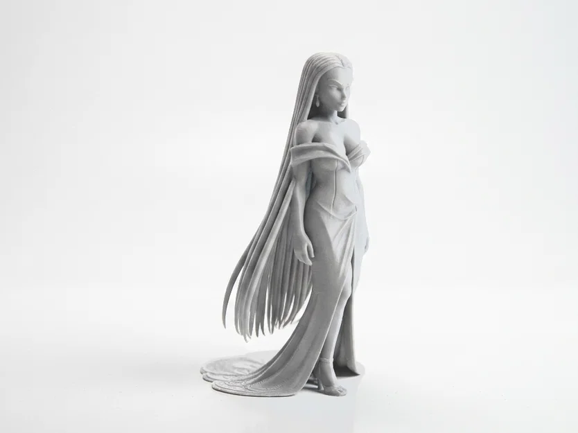 Mô hình nhân vật nữ mặc váy thanh lịch - File in 3D - Image 2