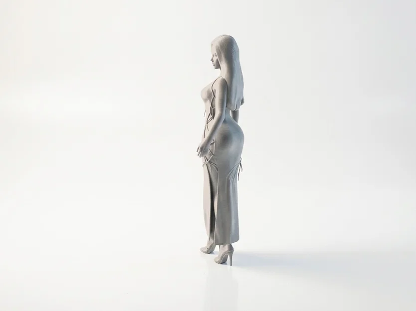 Mô hình tượng quý cô thanh lịch 3D printable - Image 1