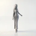 Mô hình tượng quý cô thanh lịch 3D printable - Thumbnail 3