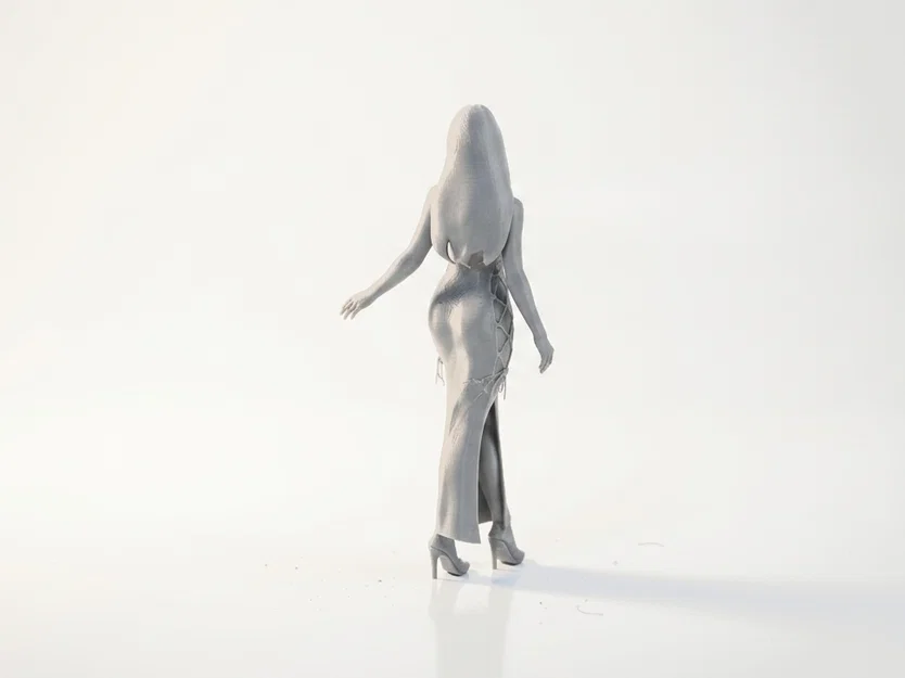 Mô hình tượng quý cô thanh lịch 3D printable - Image 4