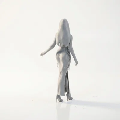 Mô hình tượng quý cô thanh lịch 3D printable