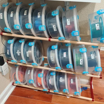 Hệ thống giá treo sợi in 3D (Filament Storage Rack System)