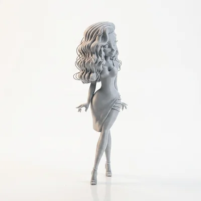 Mô hình tượng người phụ nữ nhảy múa đầy thanh lịch in 3D