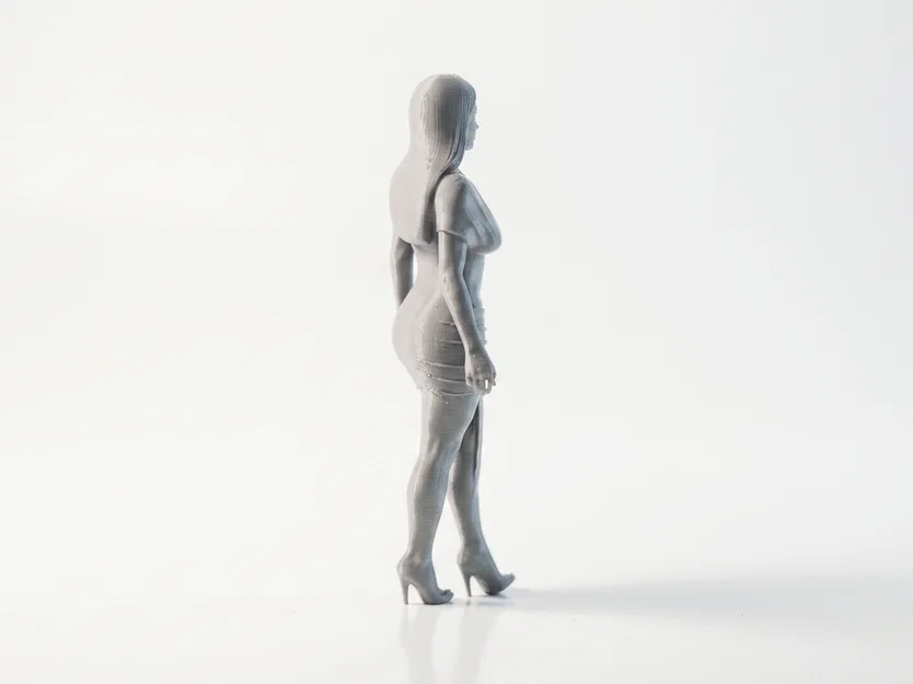 Mô hình in 3D: Tượng người phụ nữ thanh lịch - Image 3