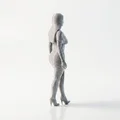 Mô hình in 3D: Tượng người phụ nữ thanh lịch - Thumbnail 3