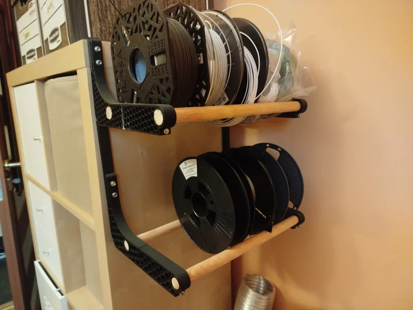 Kệ treo cuộn filament cho tủ IKEA Kallax - Image 1