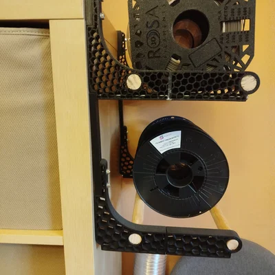 Kệ treo cuộn filament cho tủ IKEA Kallax