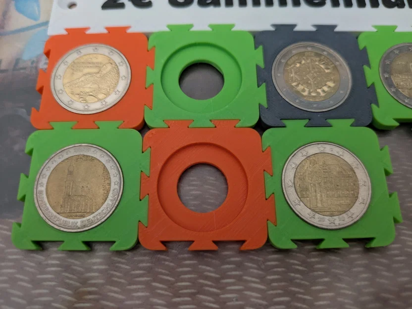 Khay treo tường trưng bày tiền xu 2€ - Image 3