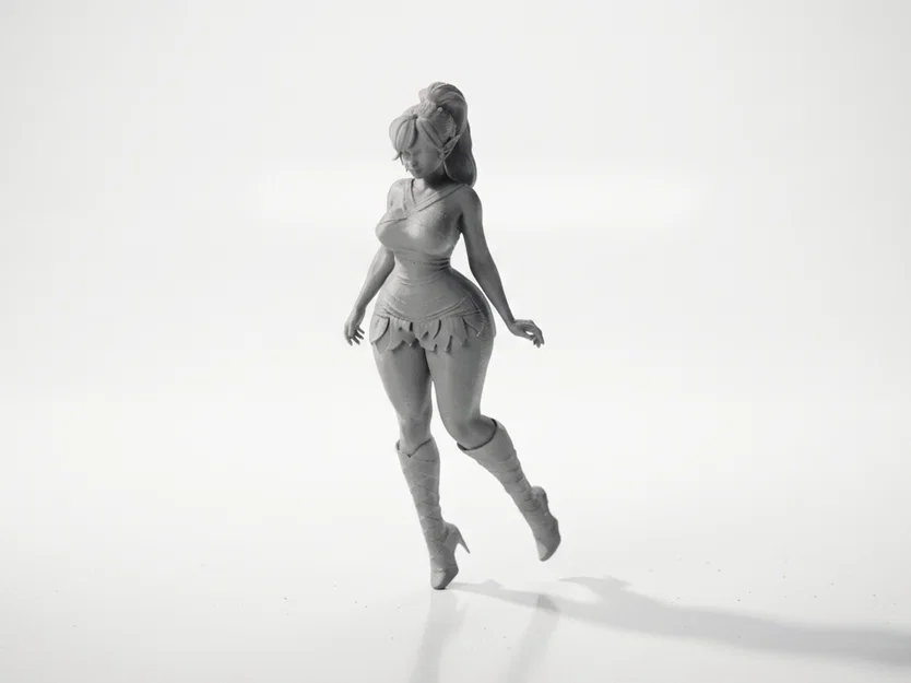 Mô hình 3D nàng tiên (Fantasy Elf) tuyệt đẹp cho in ấn - Image 1