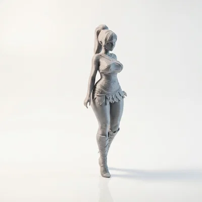 Mô hình 3D nàng tiên (Fantasy Elf) tuyệt đẹp cho in ấn