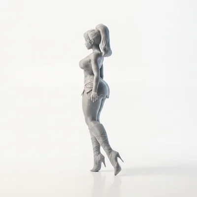 Mô hình 3D nàng tiên (Fantasy Elf) tuyệt đẹp cho in ấn
