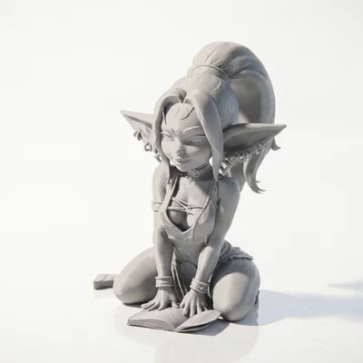 Mô hình Goblin Girl - Nhân vật Fantasy in 3D