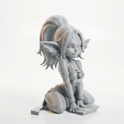 Mô hình Goblin Girl - Nhân vật Fantasy in 3D
