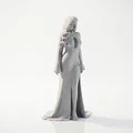 Mô hình tượng cô gái sang trọng in 3D - Thumbnail 2
