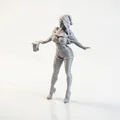 Mô hình 3D tượng nữ quý phái thanh lịch - Elegant Lady Figurine - Thumbnail 1