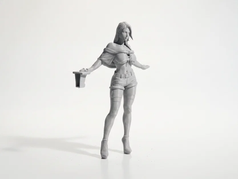 Mô hình 3D tượng nữ quý phái thanh lịch - Elegant Lady Figurine - Image 2