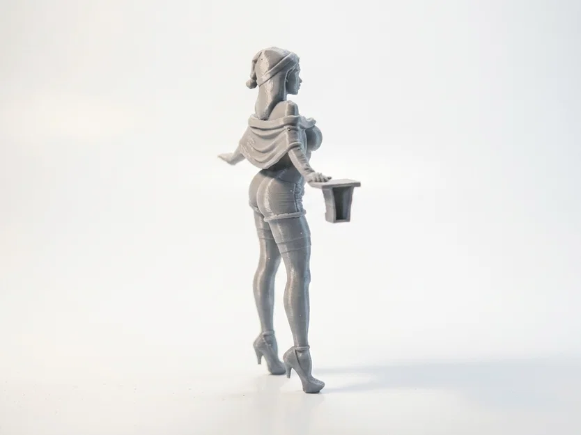 Mô hình 3D tượng nữ quý phái thanh lịch - Elegant Lady Figurine - Image 3