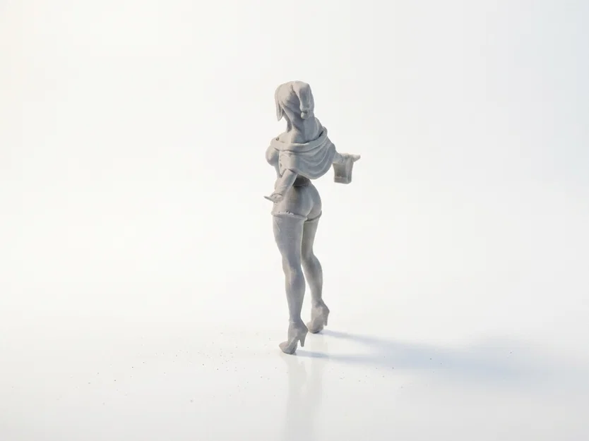 Mô hình 3D tượng nữ quý phái thanh lịch - Elegant Lady Figurine - Image 4