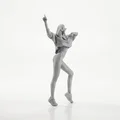 Mô hình tượng nữ vũ công 3D - Dancing Figure Female Statue - Thumbnail 2