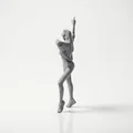 Mô hình tượng nữ vũ công 3D - Dancing Figure Female Statue - Thumbnail 4