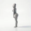 Tượng Nữ Figure 3D Dành Cho In 3D - Thumbnail 3