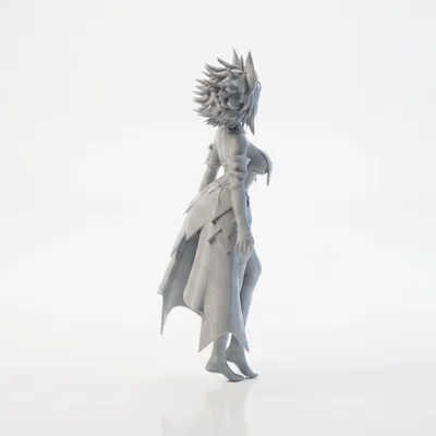 Mô hình nhân vật nữ Anime 3D - Phiên bản chiến binh cực chất