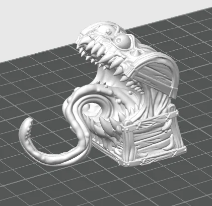 Mô hình rương Mimic Treasure Chest cho game nhập vai (RPG) - Image 1