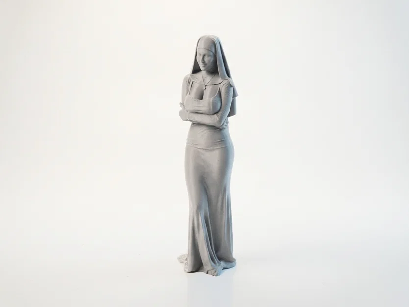 Mô hình tượng nữ tu thanh lịch - File in 3D ấn tượng - Image 1