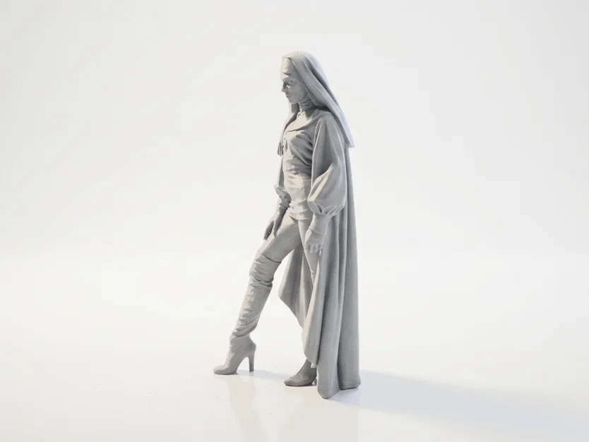 Mô hình tượng nữ trùm đầu 3D in ấn - Image 1
