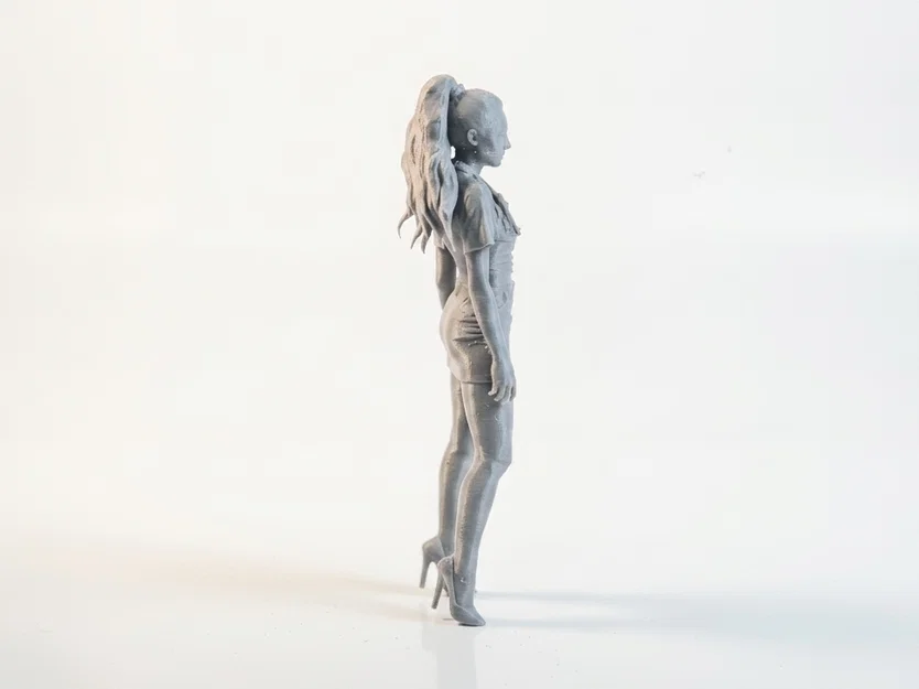 Mô hình tượng nữ y tá in 3D (3D Printable Nurse Figurine) - Image 3
