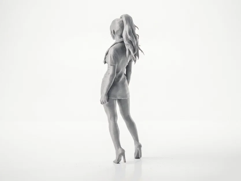 Mô hình tượng nữ y tá in 3D (3D Printable Nurse Figurine) - Image 4