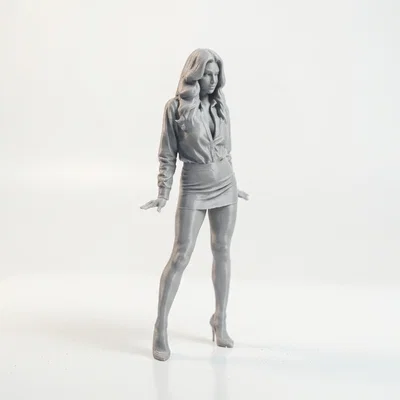 Mô hình tượng Nữ doanh nhân sang trọng - File in 3D