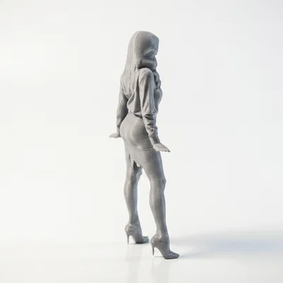 Mô hình tượng Nữ doanh nhân sang trọng - File in 3D