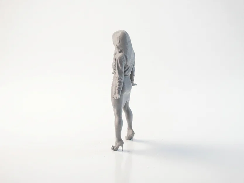 Mô hình tượng Nữ doanh nhân sang trọng - File in 3D - Image 4