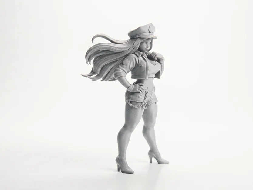 Mô hình nữ sĩ quan 3D in STL - Image 2