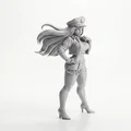 Mô hình nữ sĩ quan 3D in STL - Thumbnail 2