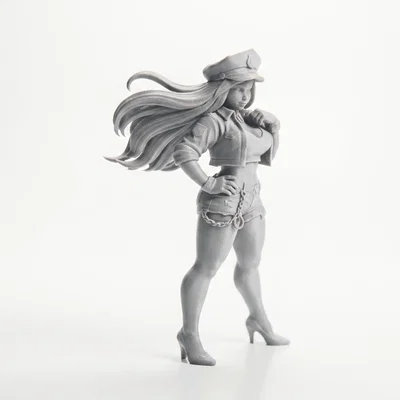Mô hình nữ sĩ quan 3D in STL