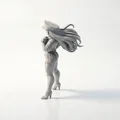 Mô hình nữ sĩ quan 3D in STL - Thumbnail 4