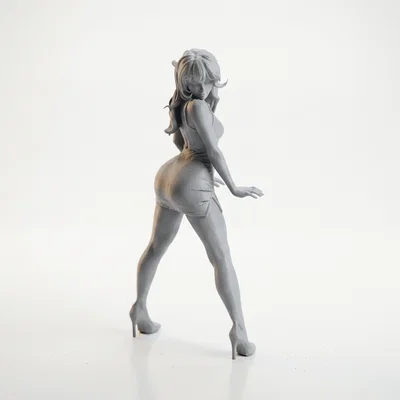 Mô hình nữ nhân vật Anime thanh lịch cho máy in 3D