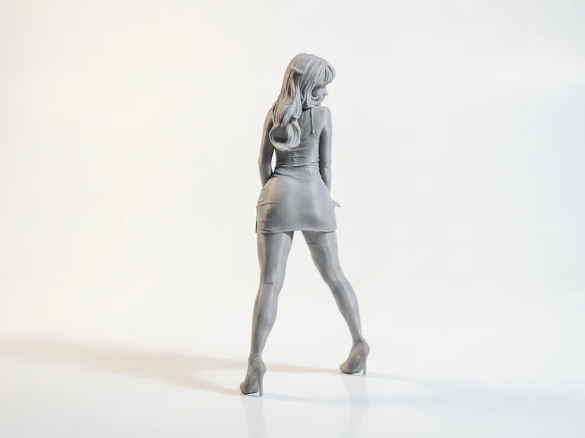 Mô hình nữ nhân vật Anime thanh lịch cho máy in 3D - Image 2