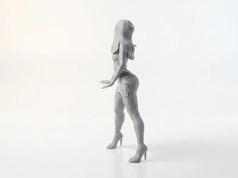 Mô hình nữ nhân vật Anime thanh lịch cho máy in 3D - Image 3