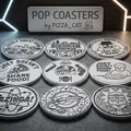 POP COASTERS - Đế lót ly in 3D theo phong cách Pop Culture - Thumbnail 1